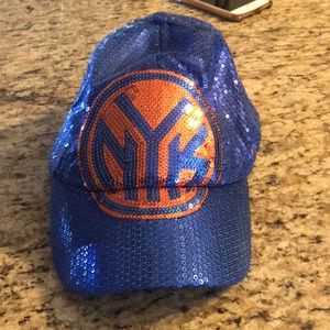 Knicks sequin hat